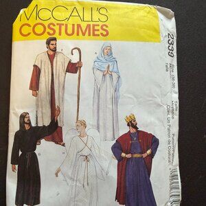McCall's Biblical Costume Pattern for Kids - Red, Blue, White 2339